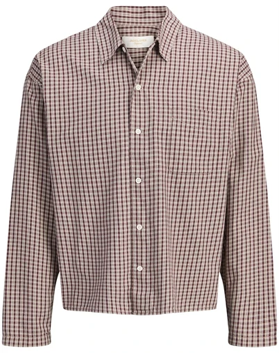 Jack & Jones - JORAustin Clean Check Skjorte - Chocolate Truffle